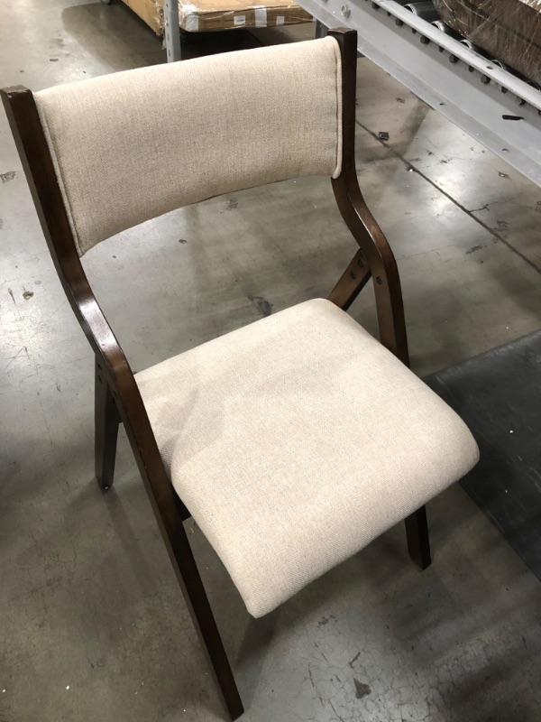 Photo 2 of *USED*
Ball & Cast Kitchen room Dining chair foldable 18 Inch Taupe, Set of 2, Overall dimension: 19"W x 21.25"D x 34"H
