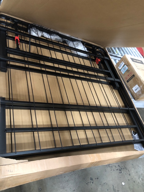 Photo 2 of *USED*
Amazon Basics Foldable, 14" Black Metal Platform Bed Frame with Tool-Free Assembly, No Box Spring Needed - Twin XL
