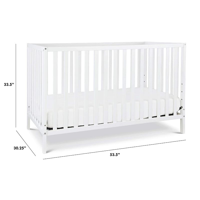 Photo 1 of DaVinci Union 4-in-1 Convertible Crib in White