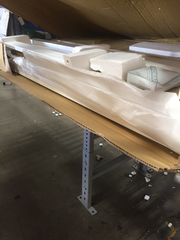 Photo 1 of INCOMPLETE** Babyletto Hudson 3-in-1 Convertible Crib with Toddler Rail, White, 53.75 x 29.75 x 35 Inch