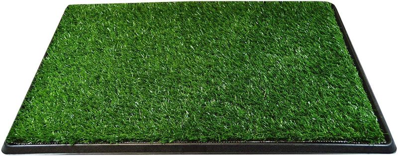 Photo 1 of Downtown Pet Supply Dog Pee Potty Pad, Bathroom Tinkle Artificial Grass Turf, Portable Potty Trainer
Size: 16" x 20"

