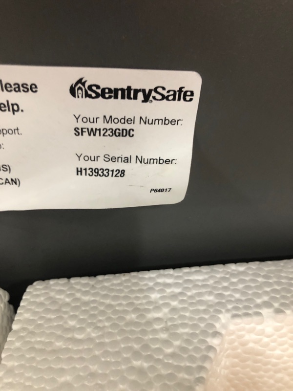 Photo 1 of Sentry Fire-Safe Electronic Lock Business Safes, Grey