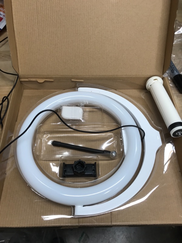 Photo 3 of 10" LED Selfie Ring Light for Computer/Laptop