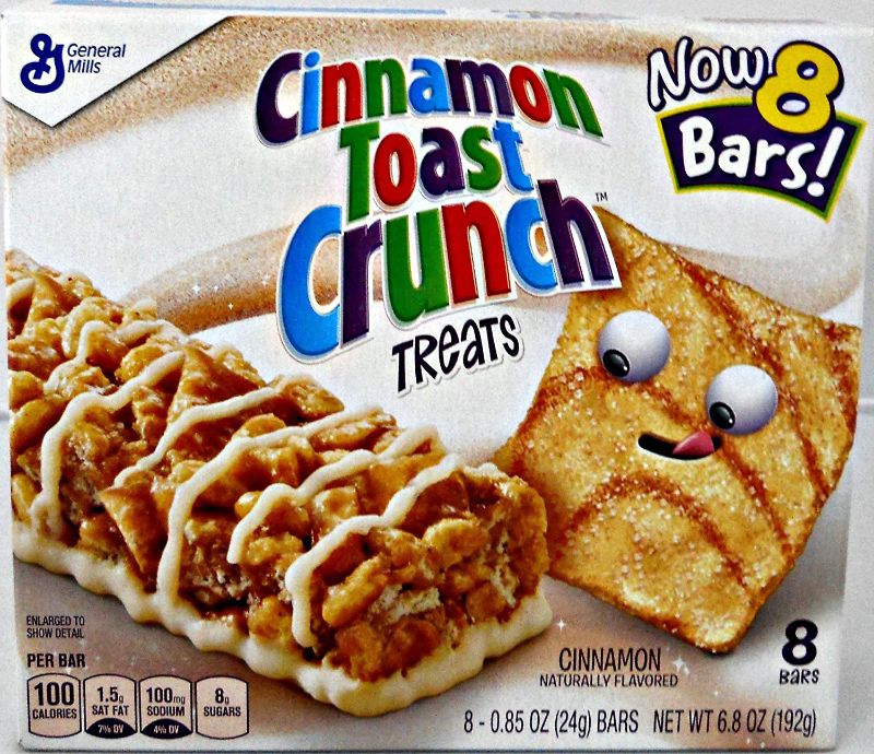 Photo 1 of ** EXPIRES 03/07/2022** NON-REFUNDABLE - Cinnamon Toast Crunch Treats NOW 8 Bars per Box Pack of 6
