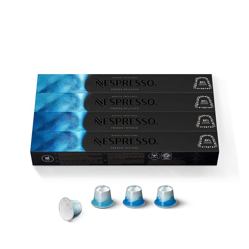 Photo 1 of **EXPIRE DATE : 02/28/2022 ** NON-REFUNDABLE : Nespresso Original Line Iced Coffee Variety Pack, 1.35 Oz, 40 Count
