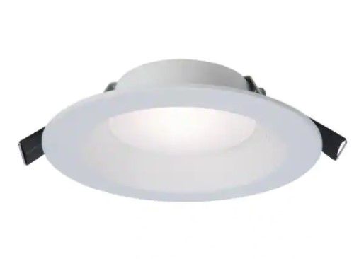 Photo 1 of **missing hardware** RL 6 in. Color Selectable 2700K to 5000K Remodel Canless Recessed Integrated LED Kit