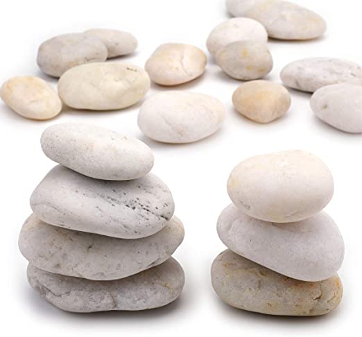 Photo 1 of BUNDLE OF 3 PACKS -Bekith 20 Count Painting Rocks, 4 Pounds 2-3 Inch Natural Smooth Rocks for Painting Kindness Rocks, Assorted Size and Shape - Perfect for Easy Painting and Crafts
