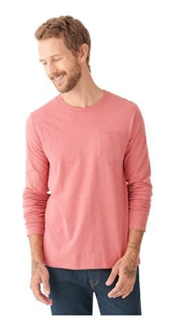 Photo 1 of Lucky Brand Men's Long Sleeve Crew Neck One Pocket Sunset Tee Shirt
SIZE MEDIUM 