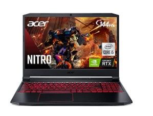 Photo 1 of Acer AN515-55-53E5 - 15.6 Inches - 8 GB RAM - Intel CPU - 256 GB Storage - Windows 10 Home Laptop Notebook