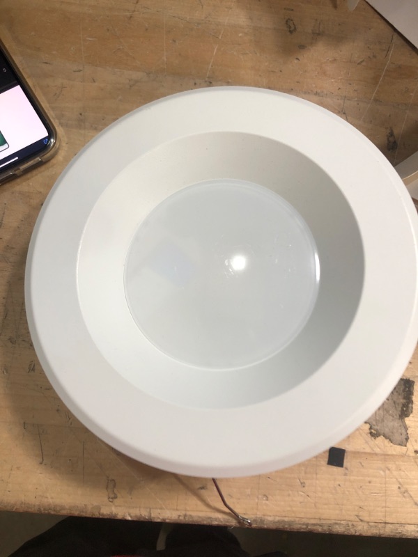 Photo 3 of Color and Tunable White 85W Equivalent 5/6 in. Integrated LED Dimmable Smart Wi-Fi Wiz Connected Remodel Downlight Kit
