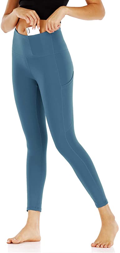 Photo 1 of scicent Womens Sports Tights Leggings with Pockets Compression High Waist Leggings US 10/12
