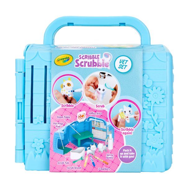 Photo 1 of Crayola Scribble Scrubbie Pets Vet Set 6 Piece Set Boys and Girls Ages 3+
