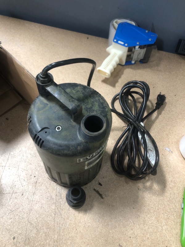 Photo 3 of **PART ONLY** NOT FUNCTIONAL
1/2 HP Waterfall Submersible Utility Pump
