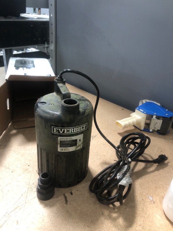 Photo 2 of **PART ONLY** NOT FUNCTIONAL
1/2 HP Waterfall Submersible Utility Pump
