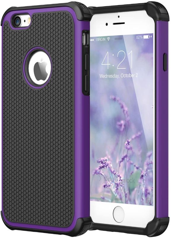 Photo 1 of **SET OF 2**
iPhone 6 Case CHTech Shockproof Purple Case for Apple iPhone 6/6S 4.7 inch
