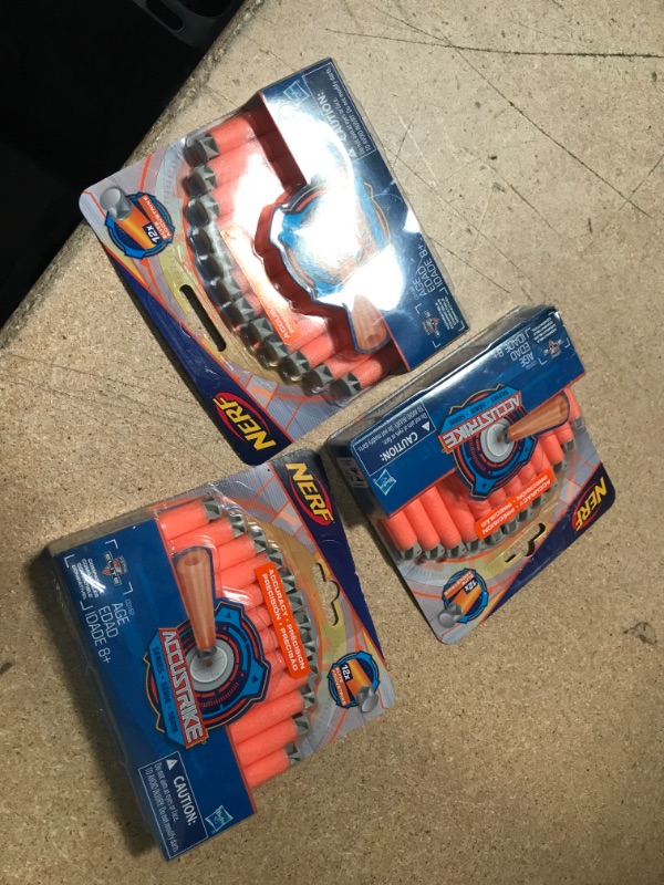 Photo 2 of **PACK OF 3**
Official Nerf N-Strike Elite AccuStrike Series 12-Dart Refill Pack
