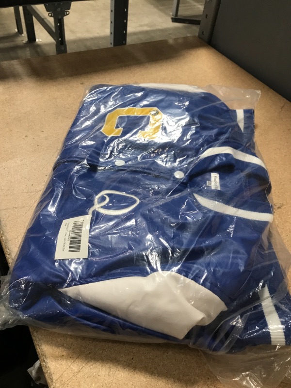 Photo 1 of Quincy McCall 22 C'shaw High School Basketball Varsity Letterman Jacket-Style Sweatshirt Class of 88 (3XL) (54)
