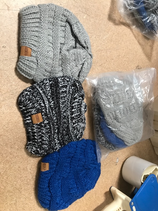 Photo 1 of **SET OF 2**
REDESS Baby Kids Winter Warm Hats, Infant Toddler Children Beanie Knit Cap Girls Boys (3-5T)
