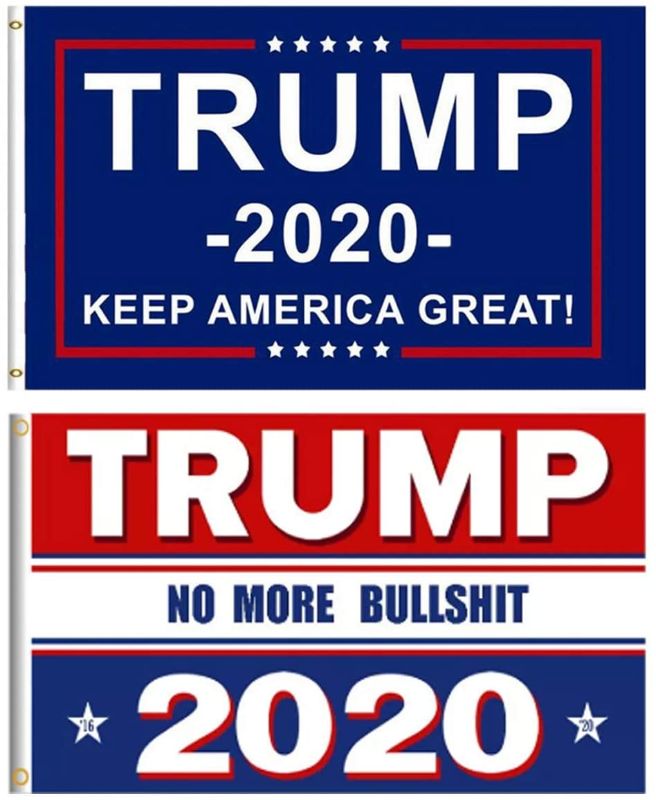 Photo 1 of **SET OF 2**
Uddiee Donald Trump Flag 2020 President Keep America Great Banners 3x5 ft

