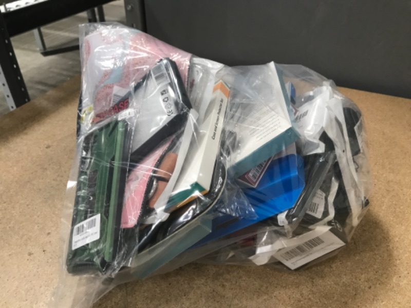 Photo 2 of ASSORTED MIXED PHONE CASES, APPLE WATCH BANDS, MOUSE PADS, SCREEN PROTECTION & AIRPOD CASES BUNDLE, SOLD AS IS, NON-REFUNDABLE **ALL NEW **
