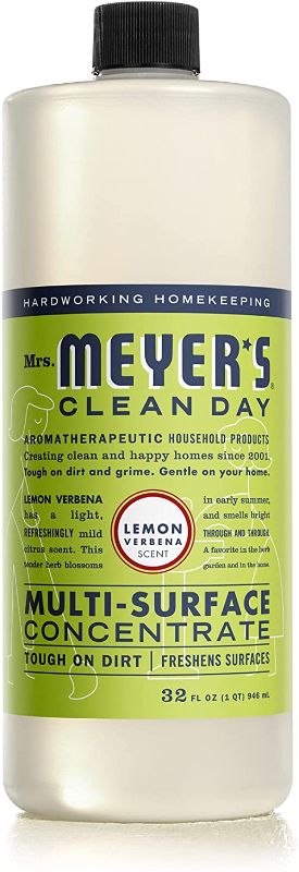 Photo 1 of **PACK OF 2**
Mrs. Meyer's Multi-Surface Cleaner Concentrate, Use to Clean Floors, Tile, Counters, Lemon Verbena Scent, 32 oz (2-Pack)