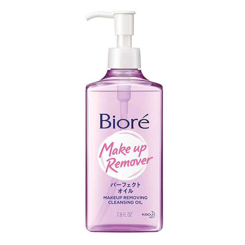 Photo 1 of **PACK OF 3**
Bioré J-Beauty Makeup Removing Cleansing Oil, Top Japanese Makeup Remover, Oil-Based Cleanser, 7.8 Ounces
