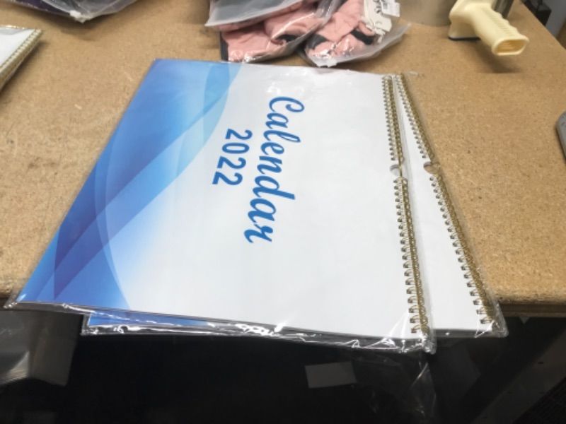 Photo 1 of **SET OF 2**
2022 Calendar - Monthly Wall Calendar from Jan 2022 - Dec 2022, 14.5 x 11.8 Inches, with Julian Date,Twin-Wire Binding, Hanging Hook, Thick Paper, Lots of Space for Notes, Organizing & Planning