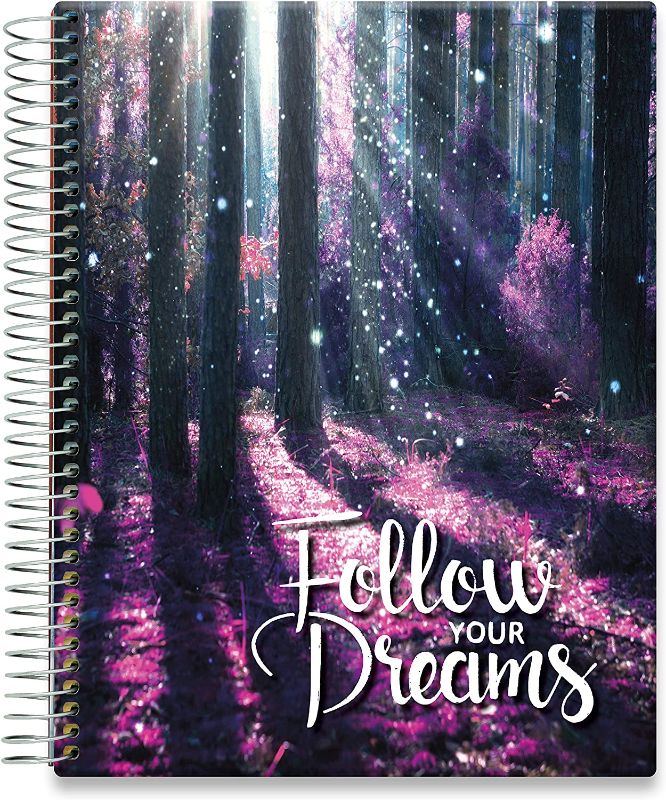 Photo 1 of Tools4Wisdom 2022 Planner 2022 Calendar - 12 Month - 8.5x11" Hardcover - Full Color 2022 Daily Planner with Weekly and Monthly 2-Page Spreads - 12 Tabs - Planner Stickers - JA12 - Follow Your Dreams 2
