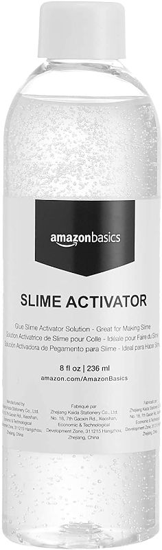 Photo 1 of **PACK OF 5**
Amazon Basics Glue Slime Activator Solution, 8-oz- Great for Making Slime
