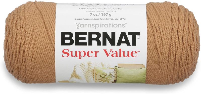 Photo 1 of **SET OF 2**
Bernat Super Value Yarn, 5 oz, Topaz
