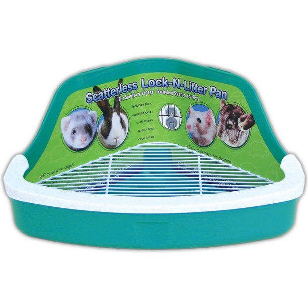 Photo 1 of Ware Critter Scatterless Lock-N-Litter Pan Regular & Vitakraft Fresh World Bedding Ultra Strength Rabbit Bedding Combo
