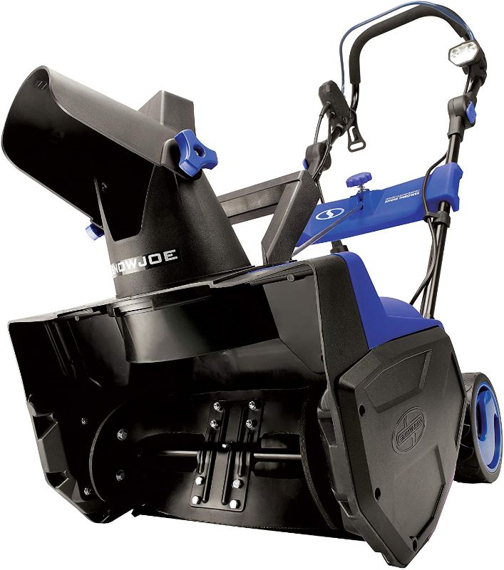 Photo 1 of ***PARTS ONLY***  ***DAMAGED***
Snow Joe SJ619 Electric Single Stage Snow Thrower, 18-Inch, 14.5 Amp Motor, LED Lights