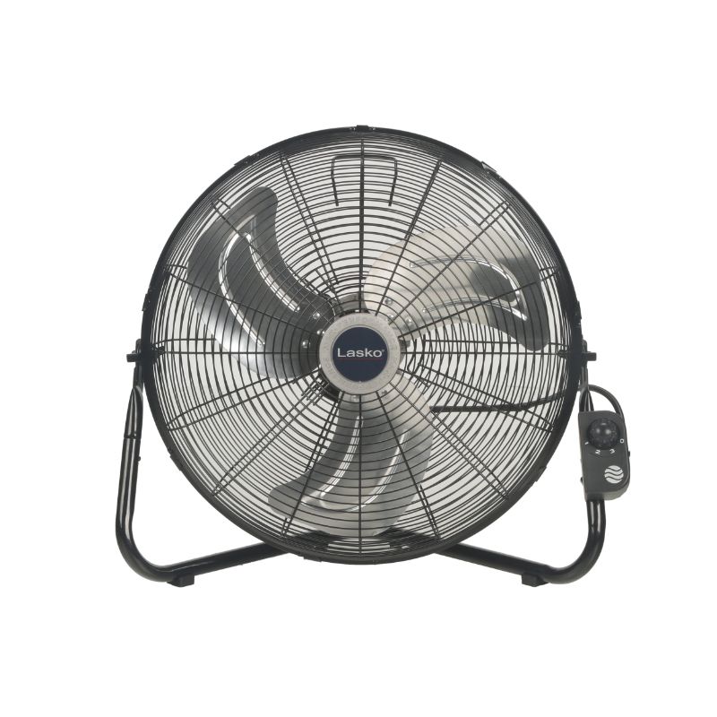 Photo 1 of Lasko 20" Max Performance High Velocity Floor Fan with Wall Mount Option and 3 Speeds, 2264QM, Black
