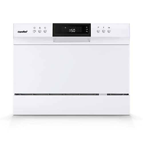 Photo 1 of COMFEE’ Countertop Dishwasher, Portable Dishwasher with 6 Place Settings, Compact Dishwasher with 8 Washing Programs, Speed, Baby-Care, ECO& Glass,
