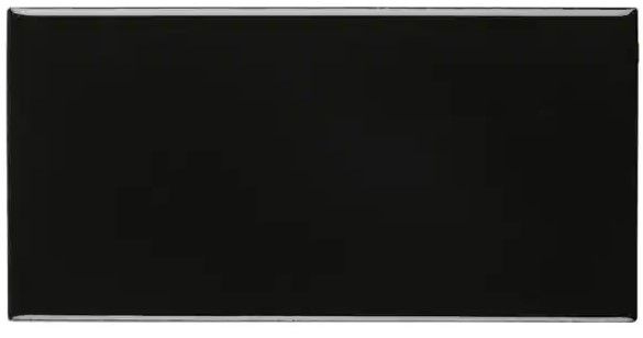 Photo 1 of ***4 CASES***Restore 3 in. x 6 in. Glazed Ceramic Black Subway Tile (12.5 sq. ft. / case)

