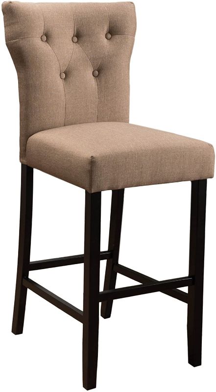 Photo 1 of ***PARTS ONLY, SET OF 4, MISSING HARDWARE*** Christopher Knight Home Danar Fabric Counterstool, 2-Pcs Set, Mocha
