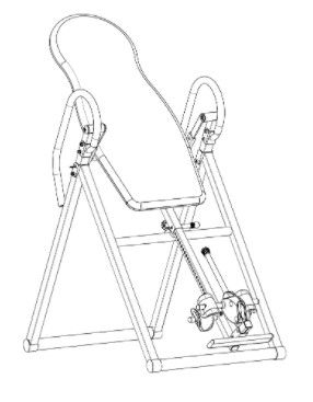 Photo 1 of (PARTS ONLY: missing hardware/manual; DAMAGED PLASTIC END)
ironman inversion table