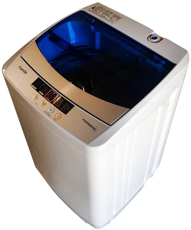 Photo 1 of COMFEE’ 1.6 Cu.ft Portable Washing Machine, 11lbs Capacity Fully Automatic Compact Washer with Wheels, 6 Wash Programs Laundry Washer with Drain Pump, Ideal for Apartments, RV, Camping, Ivory White
