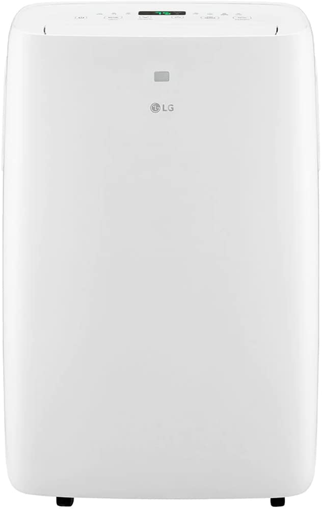 Photo 1 of LG LP0621WSR Portable Air Conditioner with 6000 BTU Cooling Capacity, Remote Control and 2 Fan Speeds in White
