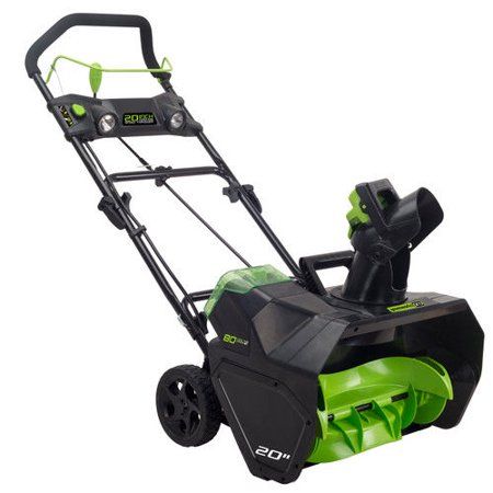 Photo 1 of Greenworks PRO 80V 20-inch Cordless Brushless Snow Blower, Battery Not Included, 2601302
