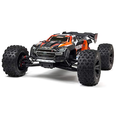 Photo 1 of (NOT COMPLETE) ARRMA RC Truck 1/5 KRATON 4X4 8S BLX Brushless Speed Monster Truck RTR (Ready-to-Run), Orange, ARA110002T2
