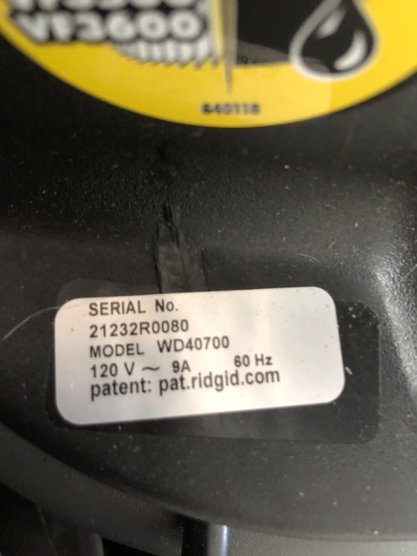 Photo 3 of ***TESTED, WORKS*** 3 Gal. 3.5-Peak HP Portable Wet/Dry Shop Vacuum with Built-in Dust Pan, Filter, Expandable Hose and LED Car Nozzle
