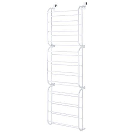 Photo 1 of ***INCOMPLETE, MISSING HARDWARE**8 Whitmor 36 Pairs Capacity Over the Door Shoe Rack, White
