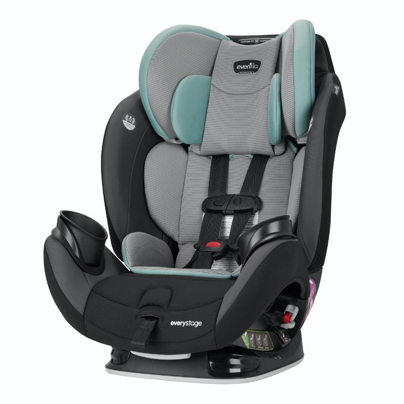 Photo 1 of ***MANUFACTURE DATE: 2021/10/28 Evenflo EveryStage LX All-in-One Car Seat (Nova Black)

