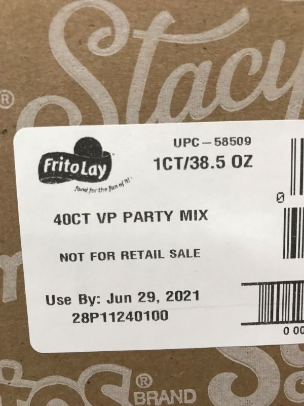Photo 1 of *EXPIRATION DATE: 06/29/2021, NON-REFUNDABLE*
Frito-Lay Variety Pack, Party Mix, 40 Count