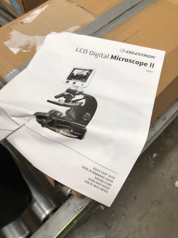 Photo 1 of Celestron – LCD Digital Microscope II – Biological Microscope with a Built-In 5MP Digital Camera – Adjustable Mechanical Stage –Carrying Case and 1GB Micro SD Card