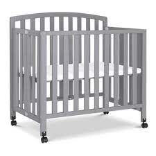 Photo 1 of Davinci Dylan 3-in-1 Folding Portable Mini Crib and Twin Bed, Gray