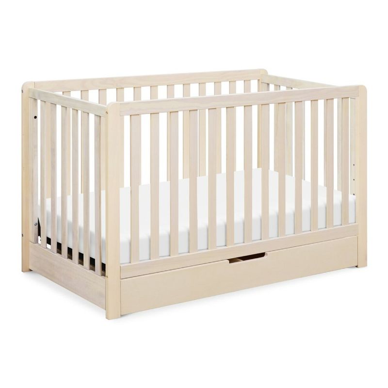 Photo 1 of Carter's by DaVinci Colby 4-in-1 Convertible Crib with Trundle Drawer - Washed Natural