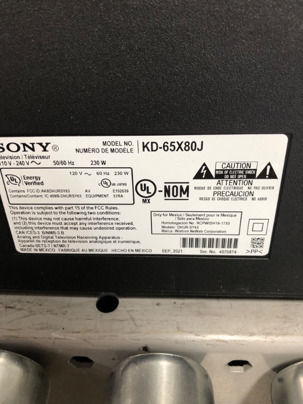 Photo 6 of Sony X80J 65 Inch TV: 4K Ultra HD LED Smart Google TV with Dolby Vision HDR and Alexa Compatibility KD65X80J- 2021 Model
