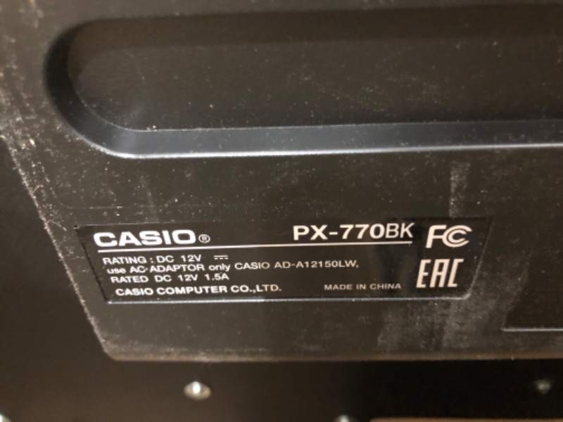 Photo 5 of Casio PX-770 Privia Digital Piano - Black
unable to test